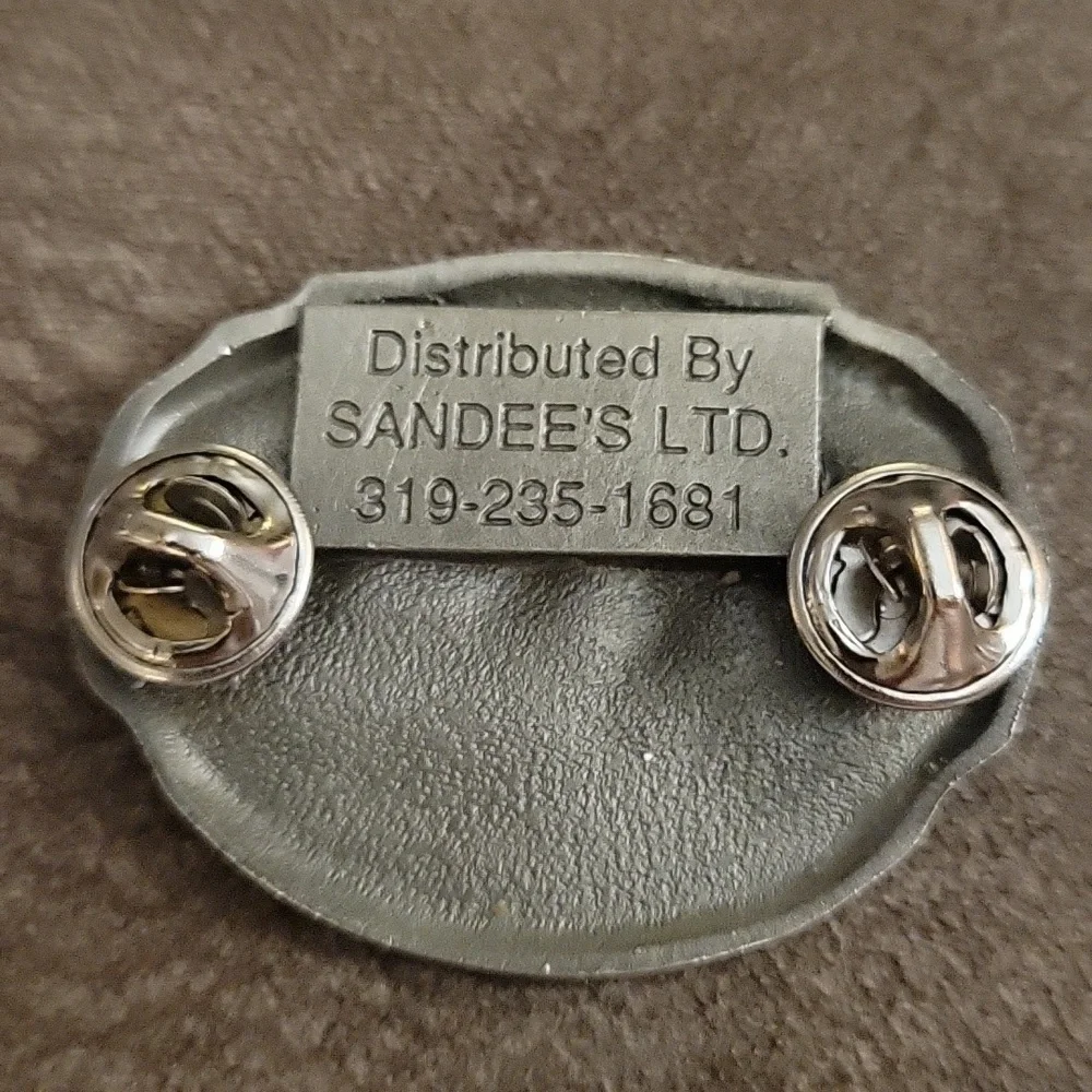 Vtg Sullivan Brothers WW2 50th Anniversary Commemoritive Medal Lapel Pin